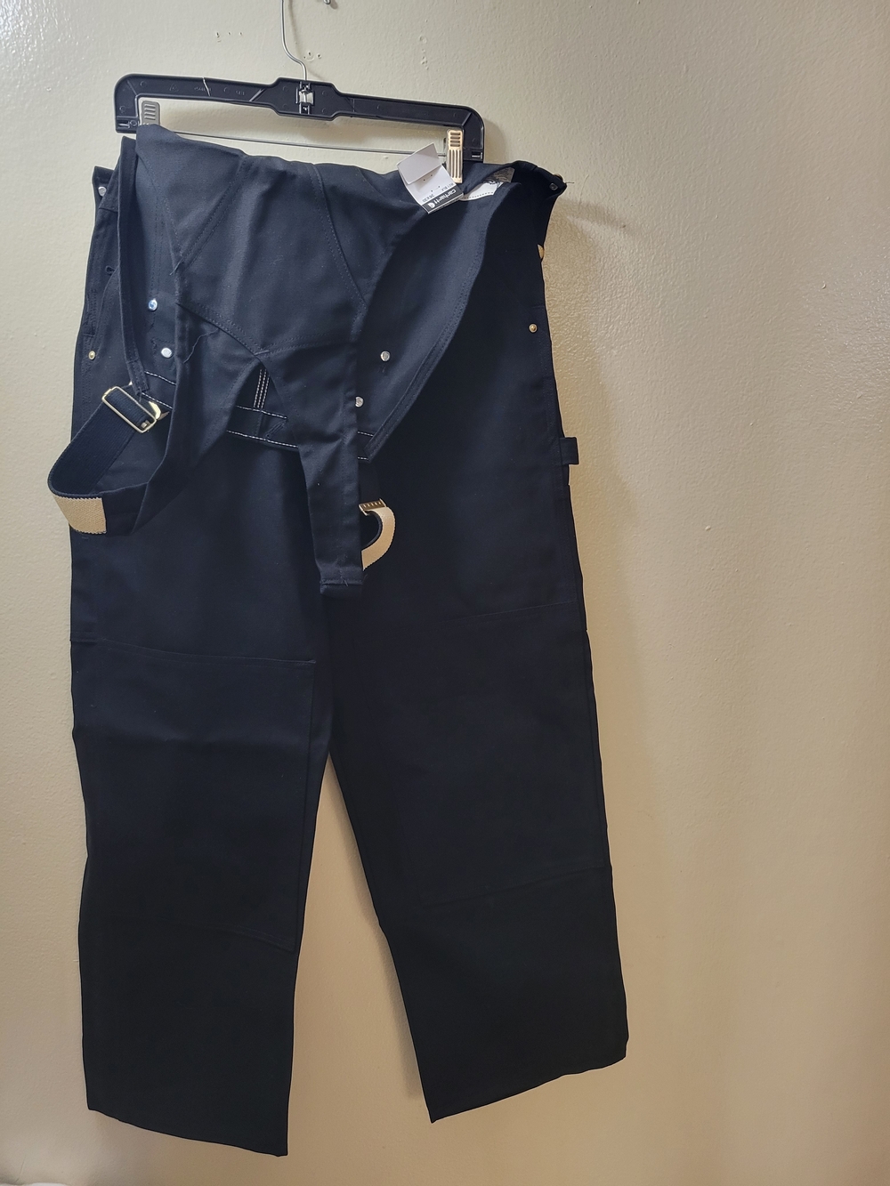 Carhartt Men's Bib Overall - Durable Utility Trousers - Picture 4 of 11